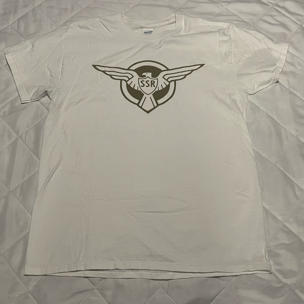 Gildan Captain America SSR Shield Graphic S/S T-Shirt Steve Rogers M Men Comics